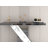 Rillamas 47.24'' Mirrored Glass Console Table Imitation Marble Sofa Entryway Table