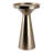 Minimalist Metal Accent End Table for Home  Decor - Modern Cylindrical Narrow End Table for Functional Living Room Styling - 20", Gold