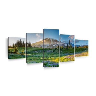 «Springtime At Mount Rainier», reproduction d'art sur toile