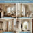 Arched Black Floor Mirror With Stand, 38x77 Inch Freestanding Full Body Mirror For Bedroom-36989829-36989837