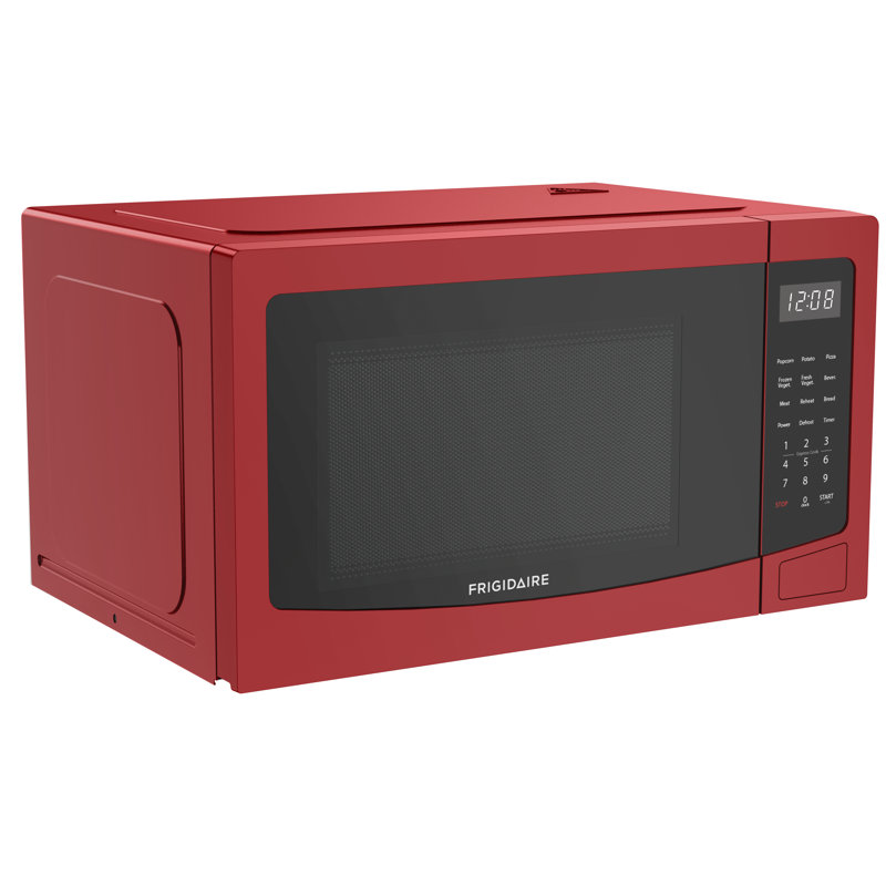 Frigidaire Pi. Four à micro-ondes de comptoir, 1000 watts avec 10 niveaux de puissance, rouge