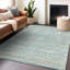 Tapis sarcelle intérieur / extérieur lavable à la machine Claudian ACN1239-103718820