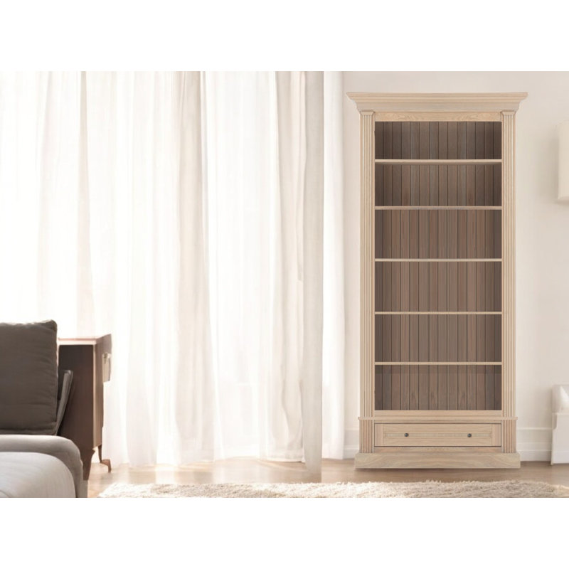 Zelma 240 cm H x 100 cm W Library Bookcase