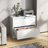 35.43"W 2 Drawer Metal Lateral File Cabinet with Lock for Home Office A4/Letter/Legal Size-481802910
