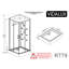 Vidalux RT79 Rectangle 900 x 700 Universal Fitting Shower Cabin