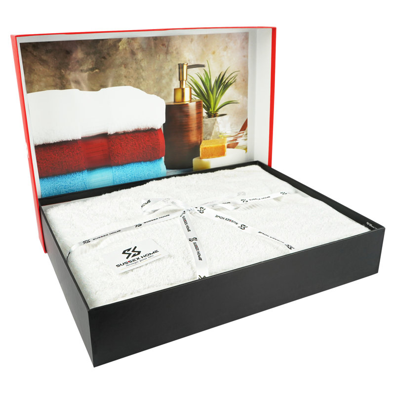 Serviette de bain 100% coton, Blanc