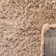 Tapis beige à poils longs fabriqué à la main Franklynn