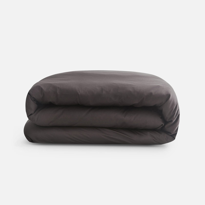 Rayon Sateen Duvet Cover, Full / Queen, Slate