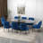 Dinnington Velvet Upholstered Side Chair With Black Legs-811335366