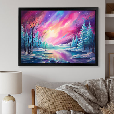 Kawaii Borealis In Canada II sur impression sur toile