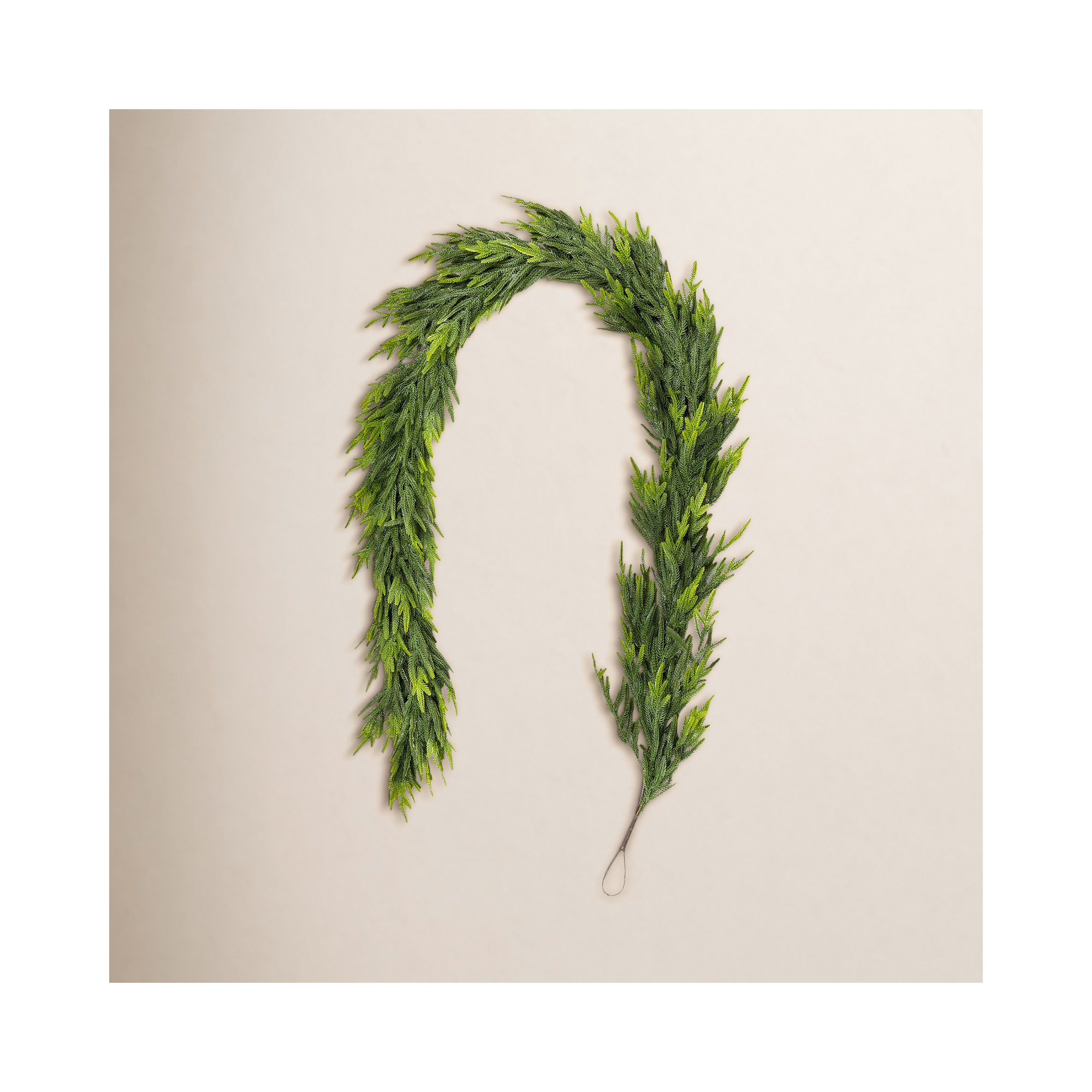 9Ft Christmas Greenery PE Dripping Garland