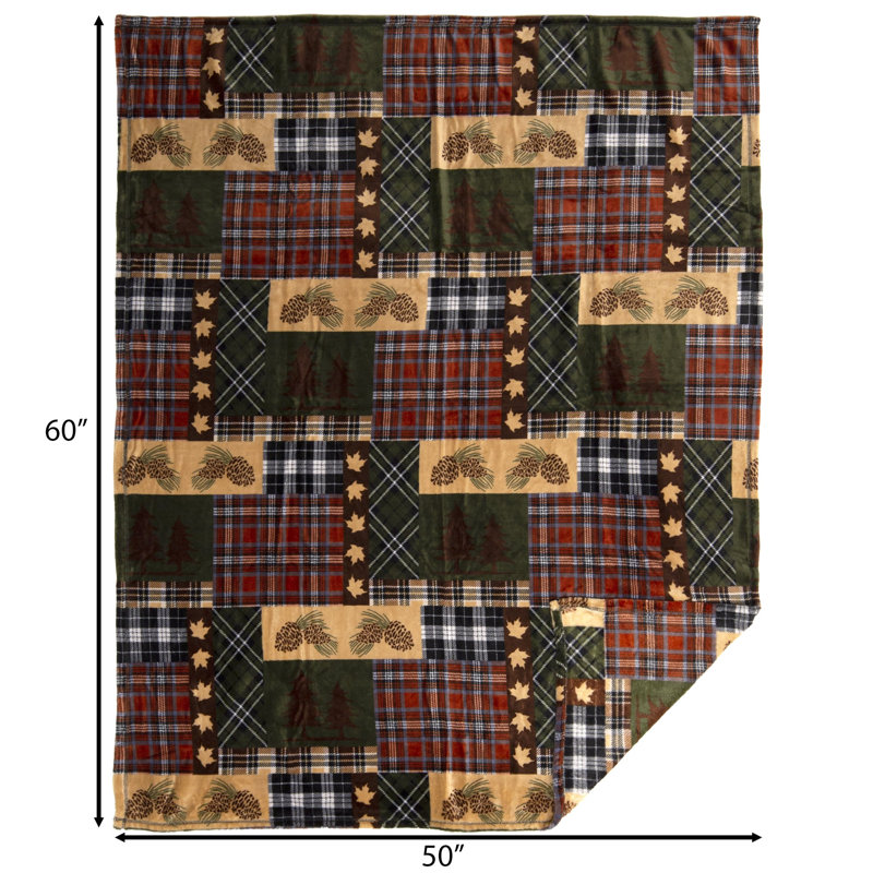 Couverture de voyage Tree Plaid