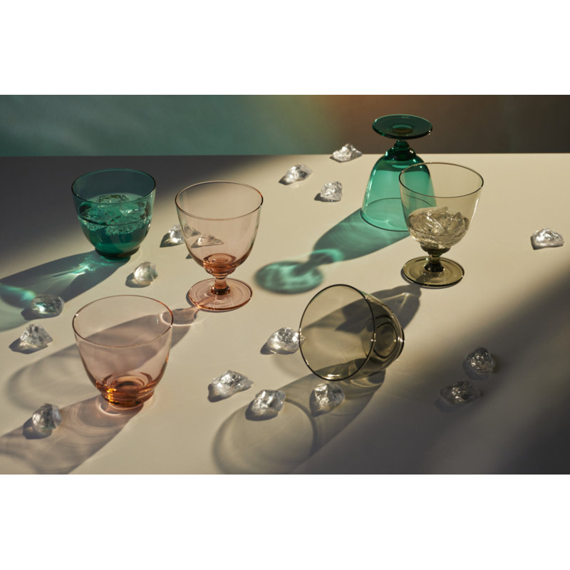 Flow Drinking Glass, Green