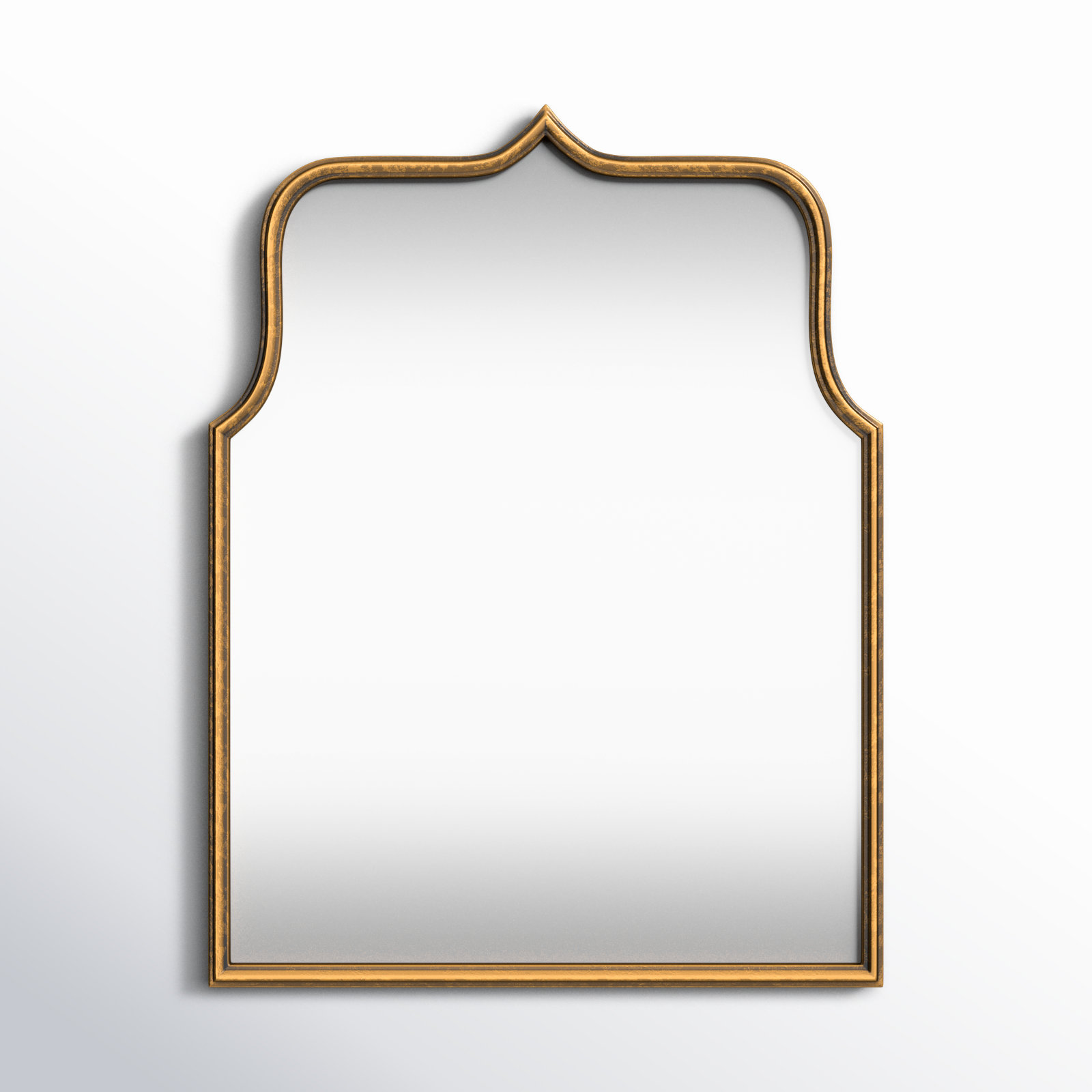 Devyn - Metal Framed Wall Mirror, 31.5" x 24", Gold