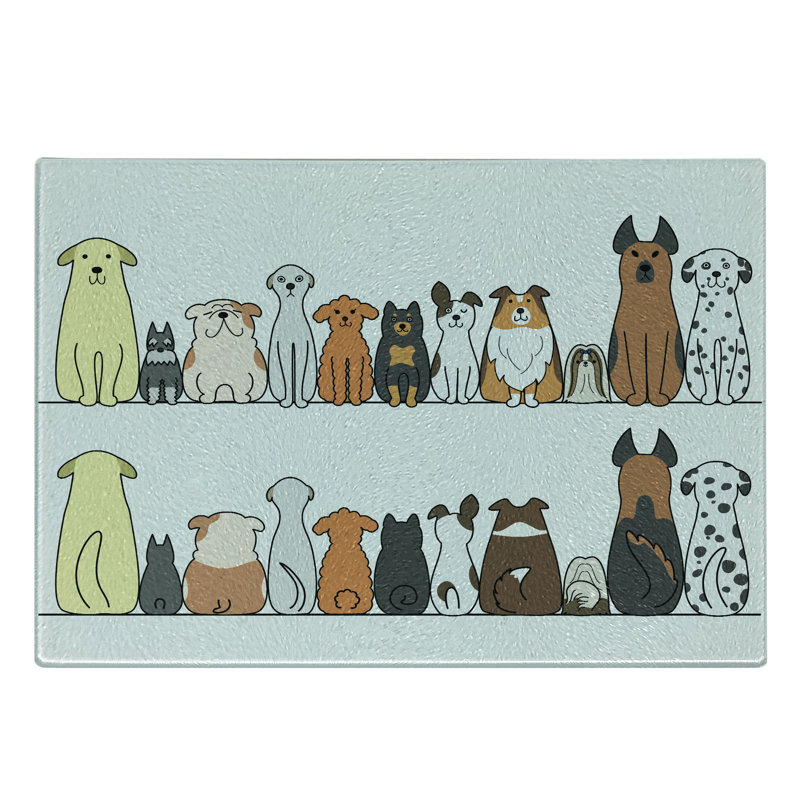 Planche à découper en verre trempé Ambesonne