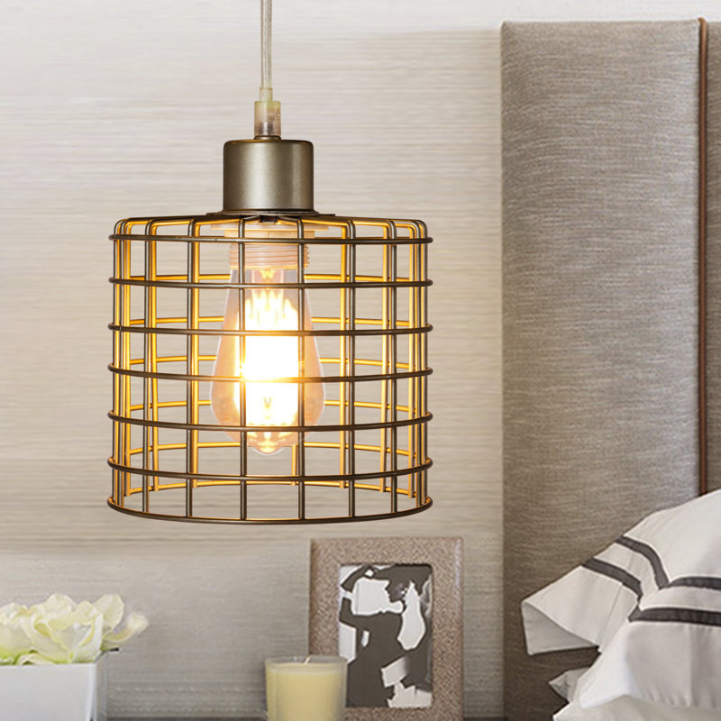 Luminaire suspendu tambour 1 lumière Benayas
