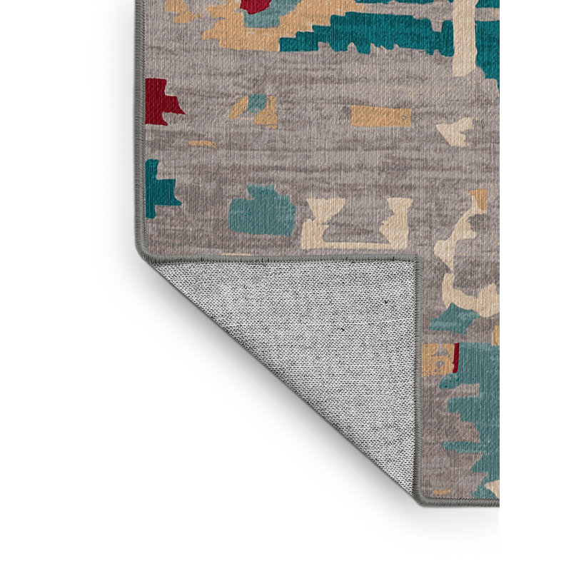 Tapis gris lavable à la machine, Tapis de couloir 2 pi x 4 pi