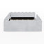 Lit double tapissier sur pied-789943017