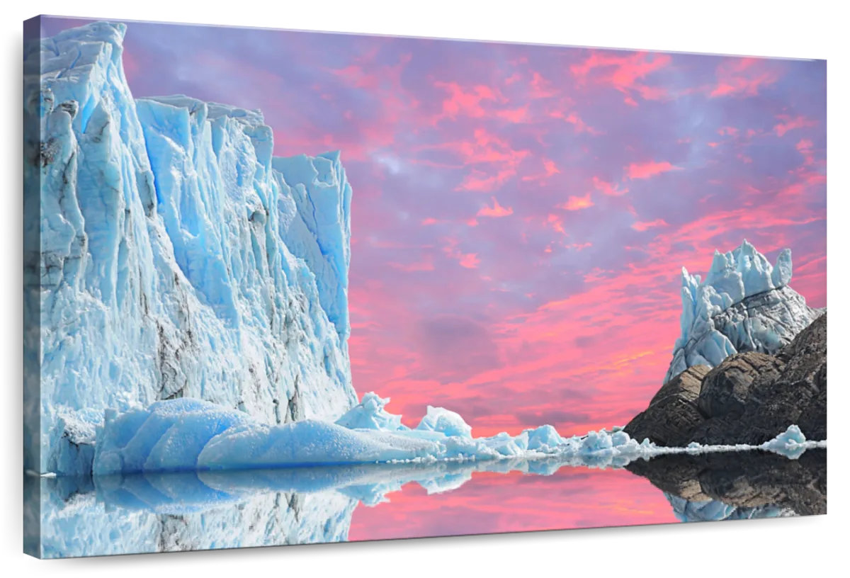Millwood Pines Alvord Sunset At Perito Moreno Glacier | Wayfair, image size:1200x816