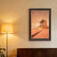 «Red Rock Butte Rising in Hazy Orange Desert Sky», art mural sur toile-133563049