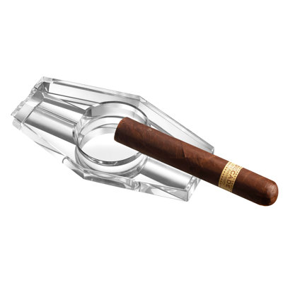 Cendrier pour cigares crystal desktop Rhea