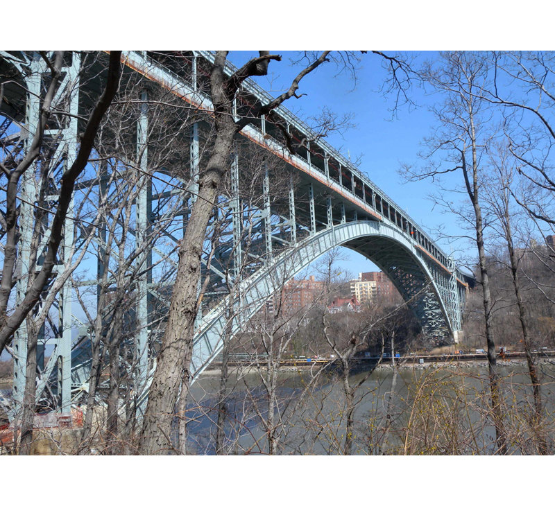 Pont Henry Hudson de New York, H 13 po x l 18 po