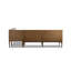 Banquette de salle à manger en forme de L 98 po Ripley Wayfarer Snow-364231362-364231367