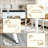 Industrial Style 3-Piece Compact Dining Set