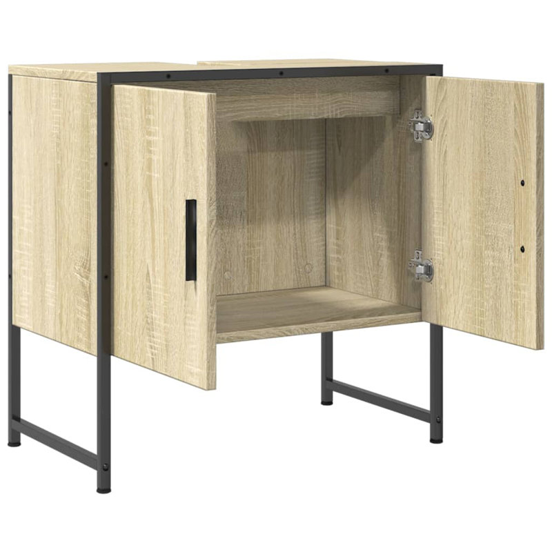 Norvall 60 mm Freestanding Single Vanity, Sonoma Oak
