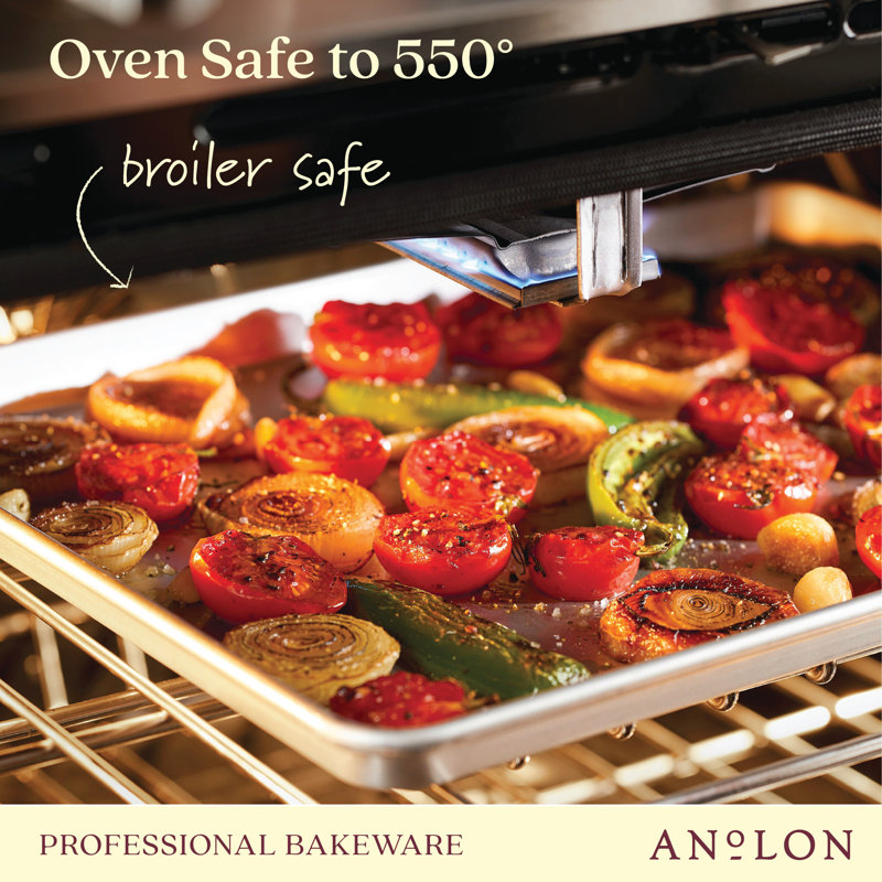 Pro-Bake Bakeware Aluminized Steel Half Sheet Baking Pan