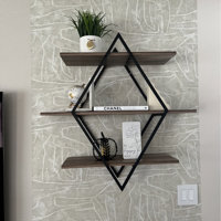 Midland 3 Piece Diamond Tiered Shelf