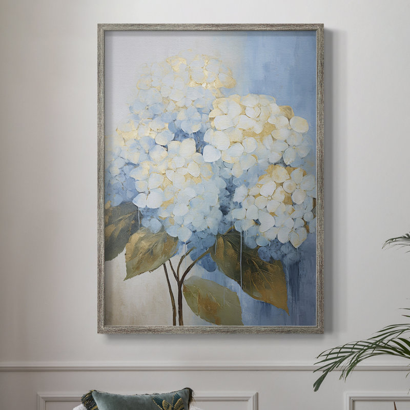Impression encadrée FLORAL Series XCIX - bois massif, H 11 po x l 9 po
