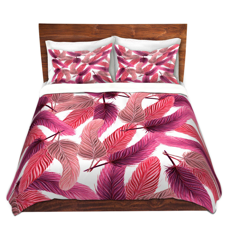 Ensemble de housse de couette plumes, Housse de couette grand et 2 taies décoratives