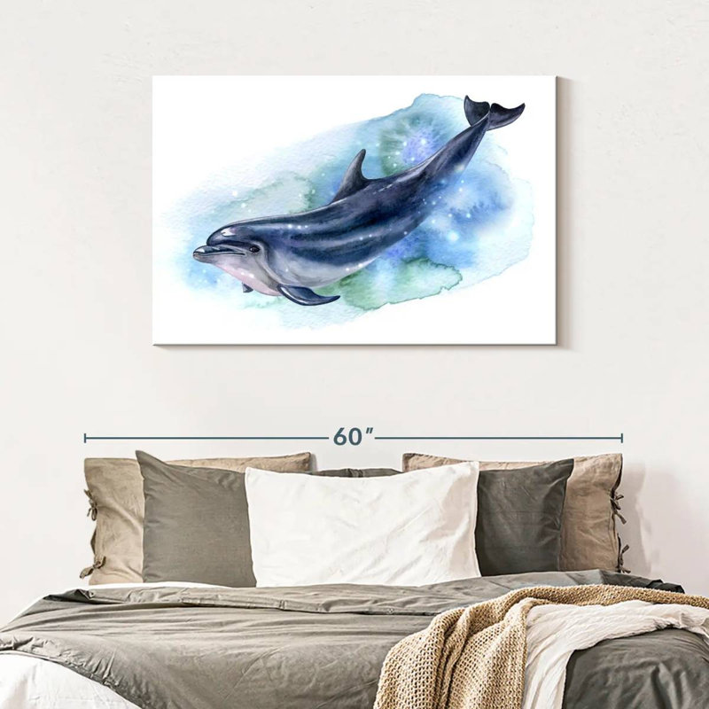 Brampt Aquatic Dolphin, 30" H x 45" W