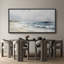 «Coastal Beach Serene Beach Watercolor Coastal Landscape», reproduction d'art sur toile-111176945-98042219