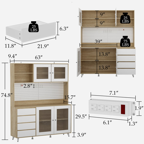 Corrigan Studio® 75 Kitchen Pantry & Reviews