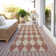 Loreen Flatweave Washable Geometric Indoor / Outdoor Rug