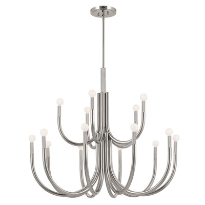 Lustre à niveaux 15 lumières Ashyla