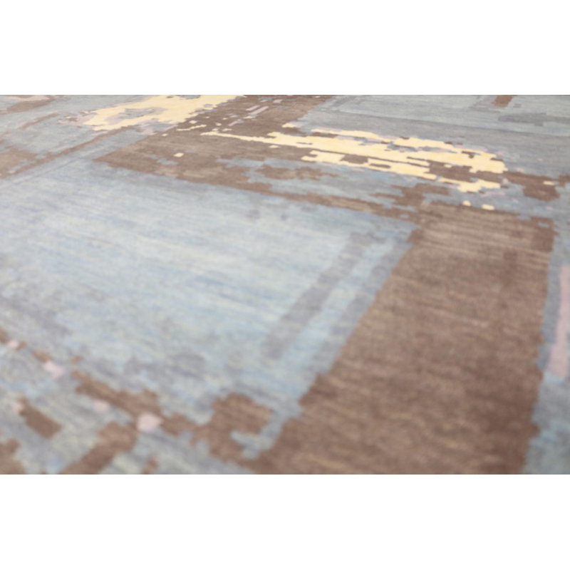 Hand Knotted Wool Area Rug