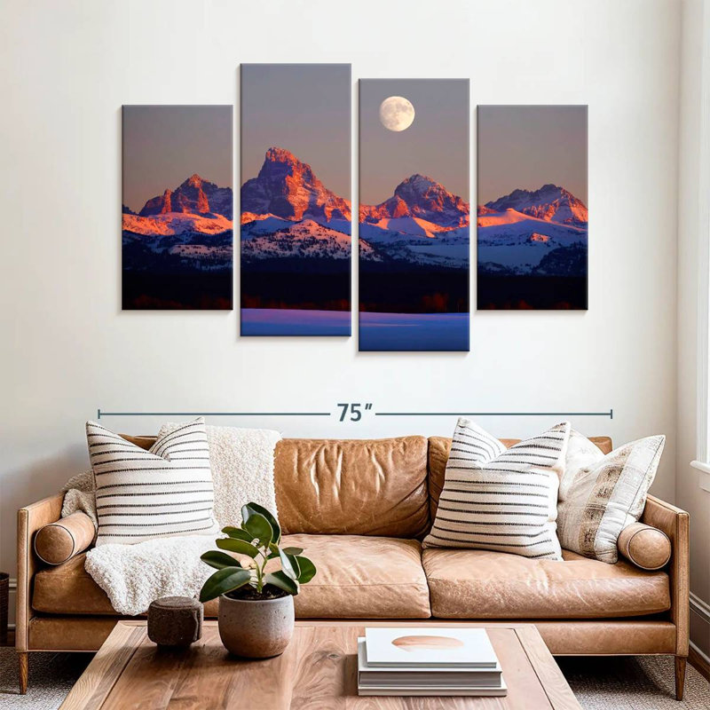 Lever de lune Alvord Grand Teton, H 42 po x l 68 po