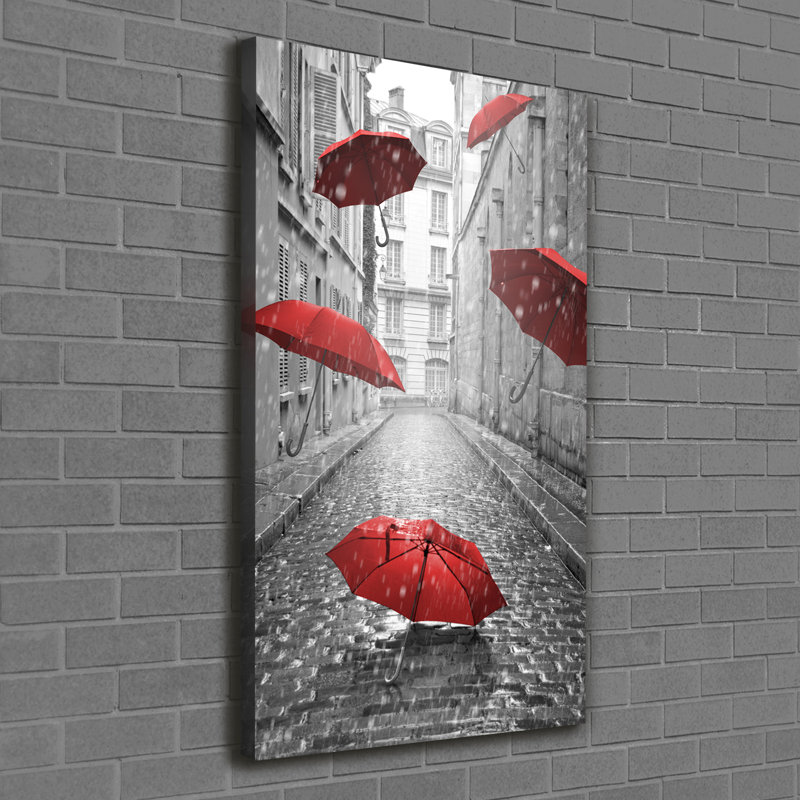 Parasol France - Wrapped Canvas Print