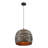 Jamsen 1-Light Pendant in Black Bamboo
