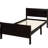 Wood Twin Bed Frame: Platform With Headboard, And Robust Support Size Solid In - Headboard & , No Box Spring Requirement-1918449585
