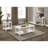 Castleton White Wood Entryway Sofa Console Table