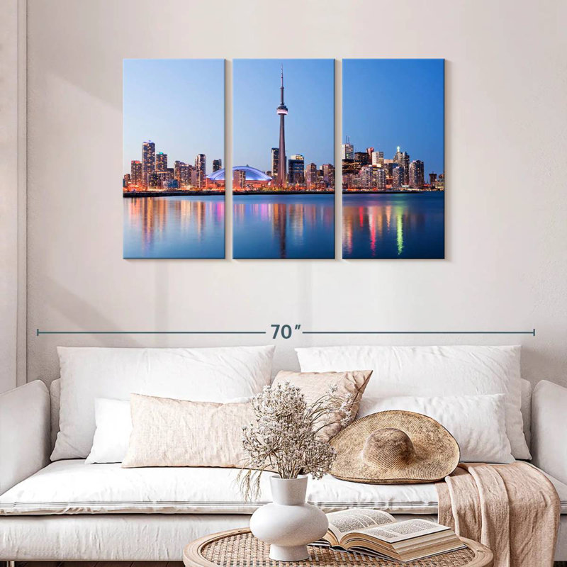 Rorry Toronto Skyline, 28" H x 45" W