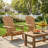 Foldable Wood Adirondack Chair, Outdoor Patio Chair with Sturdy Frame, Perfect for Backyard, Garden, Deck, and Porch