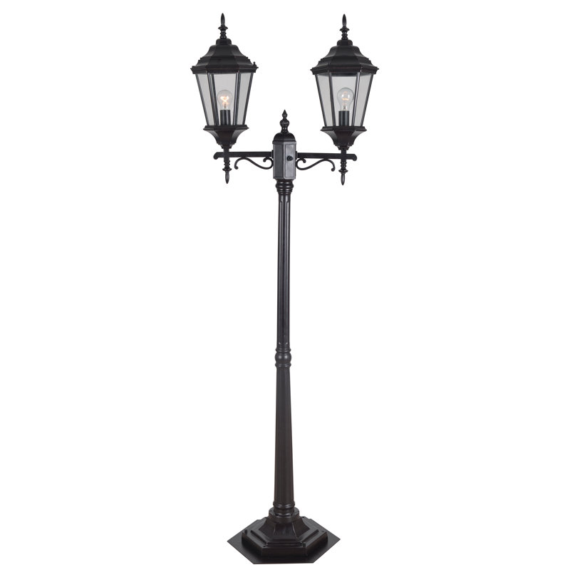 Lampadaire Balfour Falls, H 75 po x l 14,5 po x P 14,5 po, Bronze huilé