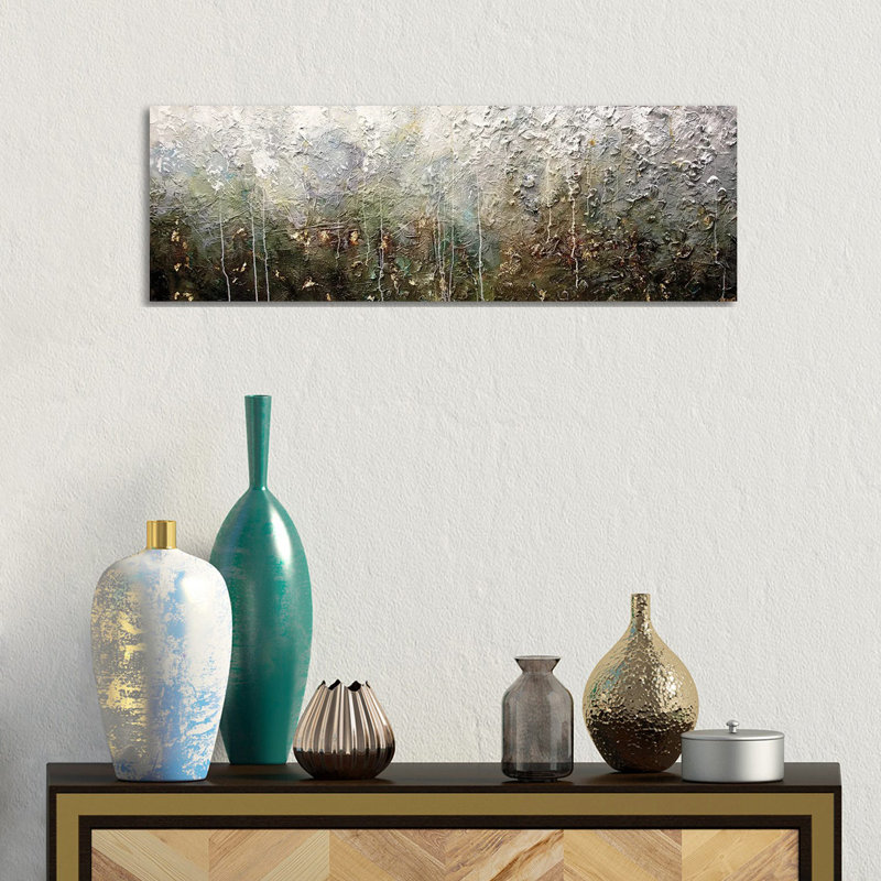 La forêt-Otz150, Toile tendue, H 12 po x l 36 po x P 1,5 po