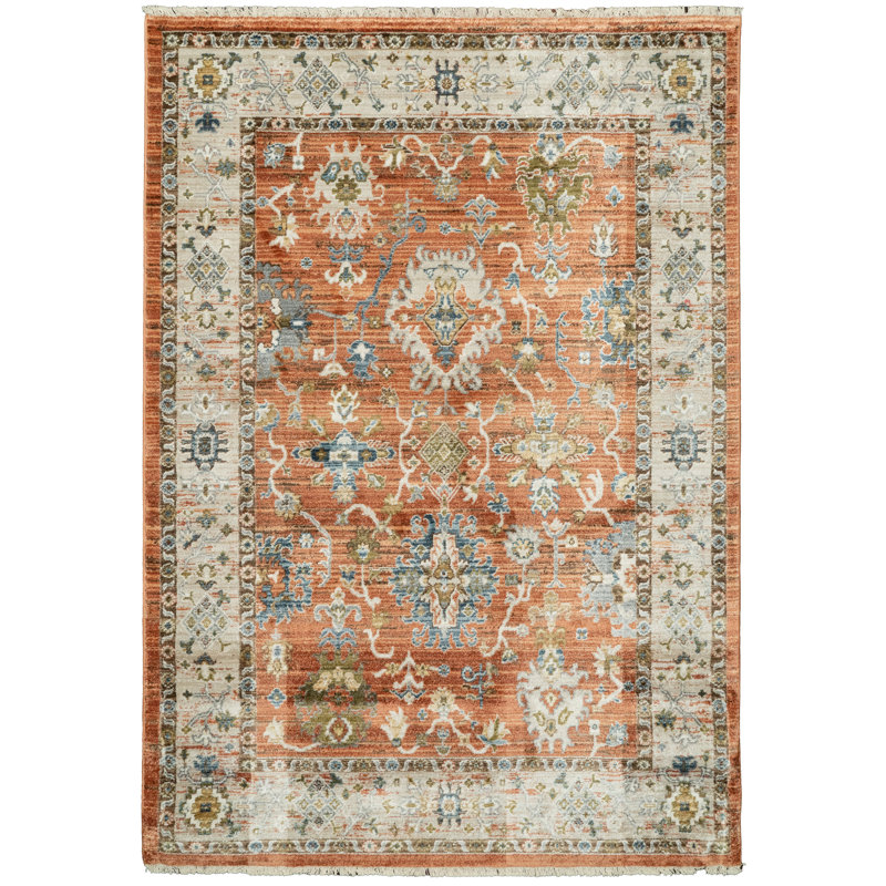 Cozzie Oriental Indoor Rug, Rectangle 3'11" x 5'7"