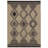 JUTA Machine Washable Moroccan Geometric Diamond Design Performance Area Rug Brown Black Non-Slip Backing Brown-1945044811